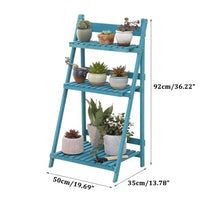 Indoor Plant Stand 3 Tier Large Plant Shelf Wood Corner Flowerpot Stand Tall Plant Display Rack Multi-specification Plant Display Rack Country Vintage Flower Stand For Living Room Balcony Patio