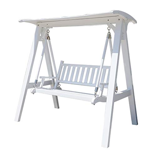 ELUKHT Creative Hotel Patio Porch Swing Glider with Stand Porch Swings Adults Patio Furniture Porch Swing Outdoor Swing Chair Bench Perfect Set for Patio, Garden, Porch