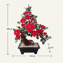 YXIANG56Q Fake Plants Artificial Bonsai Tree -Jade Indoor Plant Decoration for Desk Table Office Bonsai Tree