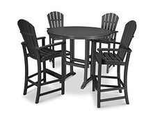 POLYWOOD® Palm Coast Bar Set, Black