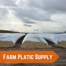 Farm Plastic Supply - Silage Bag for Livestock Feed (9' x 100') - Heavy Duty Polyethylene Bag for Silage, Baleage, or Haylage, Farming Grain Bags, Commercial Agriculture Product
