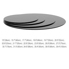 Tempered Glass Round Table Top for Coffee Side Dining Table Protection