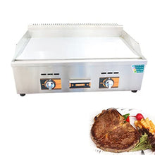 Commercial Gas Griddle, Heavy Duty Propane Gas Griddle, Countertop Gas Commercial Griddle with Manual Control Burners, Stainless Steel Portable Grill, Restaurant Kitchen Camping BBQ,518