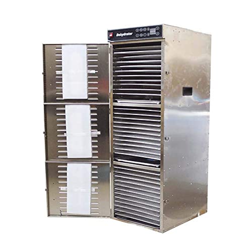 HayWHNKN 36-Tray Food Dehydrator Machine Stainless Steel Silver