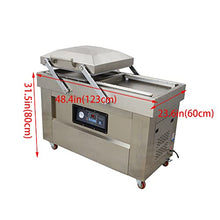 HayWHNKN Two Chamber Food Vacuum Sealer Stainless Steel 20inch