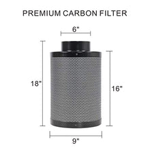 TopoLite Hydroponic Grow Tent Complete Kit with 1200W LED Light and 6" Carbon Filter 48"x48"x80