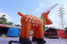 Bookishbunny 26FT Inflatable Reindeer Christmas Decoration Multicolor