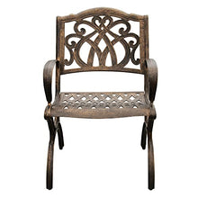 Oakland Living Modern Outdoor Mesh Lattice Aluminum 95-in Large Bronze Oval Patio Dining Set with Eight Ornate Chairs
