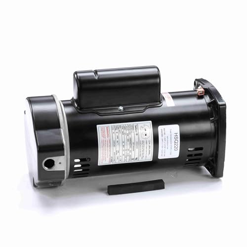 AO Smith/Century Electric Centurion PRO, Single Speed, 2.2HP, 3450RPM, 230V, 9.7 AMPS, 1SERVICE Factor, Square Flange