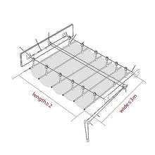 Waterproof Retractable Shade Sail for Pergola & Patio,