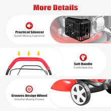 20In 6HP Gas Lawn Mower Self Propelled, 140cc 4-Stroke Gas Push Mower, with 1.6L Fuel Tank, 8 Adjustable Heights, Ideal for Small to Medium Sized Gardens