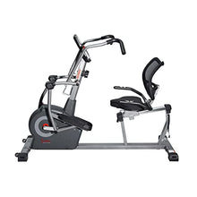 Sunny Health & Fitness Elite Recumbent Cross Trainer & Elliptical Machine Grey