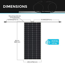 Renogy Flexible Solar Panel 200 Watt, 240° Ultra Flex Bendable