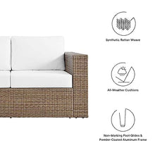 Modway Convene Love Seat Cappuccino White