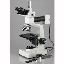 AmScope Digital Trinocular Metallurgical Microscope 40X-1000X Yellow