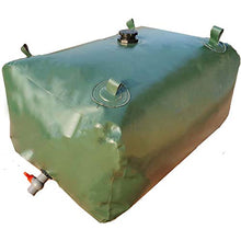 CUTPOIY Large Capacity Water Storage Container Gardening Water Bag, Foldable Portable PVC Flexible Rain Barrel, Large Outdoor Water Tank with Faucet, Emergency Water Tank for DRO, 670(177gal)