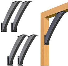 LQSYBHD 45 Degree Angle Support Bracket,Heavy Duty Corner Brace Support for Pergolas Gazebos Patio Pergolas Log Cabin,Angle Corner Braces Inside Joint,Pergola Accessories(Size:4pcs)