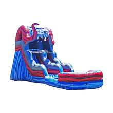 JumpOrange 15’ Ocean Battle Tall Water Slide with Detachable Deep Pool, Big Kids and Adults, Commercial Grade, Outdoor Backyard Water Park, Indoor Use, Summer Fun, Blow Up Inflatable (with Blower)