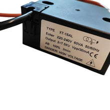 BAHAOI 10 Sets XT15AL Fuel Ignition with High-Voltage Wire and Spark Needle 220V Input and 15KV Output