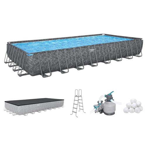 Bestway APX 365 31'4" x 16' x 52" Above Ground Pool Set w/ Sand Filter Pump