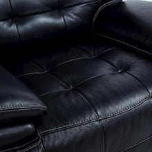Furnifact Leather-Upholstered Power Lift Recliner Chair with Dual Motor, Electric Recliner Chairs for Adults Living Room, Black