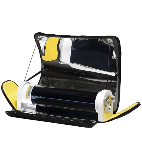 Solar Stove Portable Stove Solar Oven - Solar Cooker for Outdoor Cooking with 4.5L Large Capacity with Theometer,and Easy-to-Use Solar Oven Portable Oven,Design for Camping Hiking and Family Party