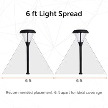 Gama Sonic Premier Outdoor Pathway Garden Landscape Light with 2 Color LEDs, Warm White and Bright White, Black, Heavy Duty Cast Aluminum, 50 Lumens, 8-Pack (239iP890080)