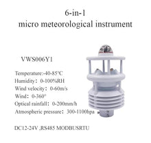 Aoleaby Wind Sensor, 4-20mA Outdoor Meteorological Instrument Hygrometer Weather Sensors(VWS006Y1)