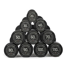 Titan Fitness Rubber EZ Curl Fixed Barbells 20 LB-110 LB for Strength Training & Weightlifting