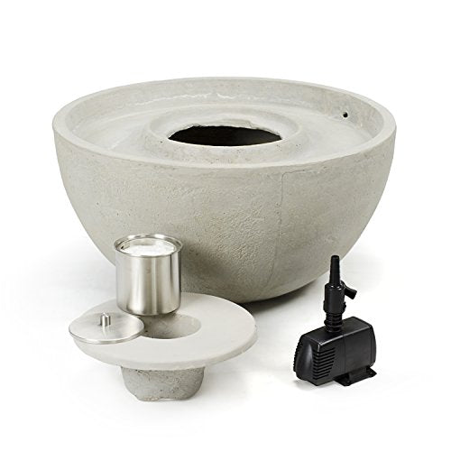 Aquascape Fire Fountain Water Feature 28-Inch Gray