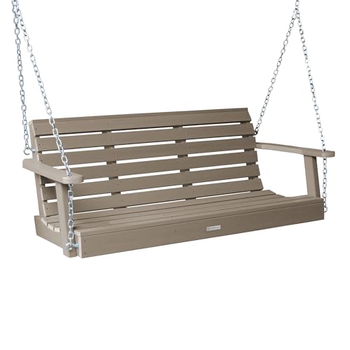 Highwood Weatherly Porch Swing 5 Feet, Woodland Brown