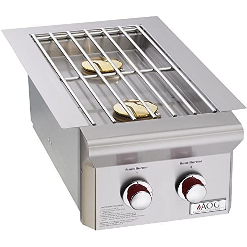 AOG American Outdoor Grill T-Series Drop-in Natural Gas Double Side Burner - 3282T