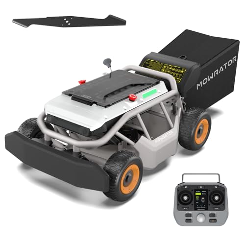 Mowrator S1 4WD 12Ah Remote Control Lawn Mower, 21-Inch, 37° Slope