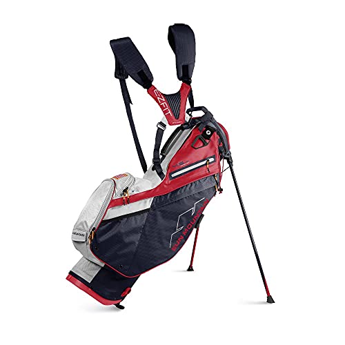 Sun Mountain Mens 2022 Golf Stand Carry 4.5LS 14-Way Divided Golf Bag Navy White Red