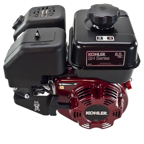 Kohler SH270-3142 - 6.5hp SH Series Overhead Valve Horizontal 3/4x2-7/16 Shaft, Recoil Start, On/Off Switch, Replaces SH255-SH265, Direct Replacement for Simpson Clean Machine Pressure Washer