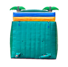 TentandTable 18FT Commercial Inflatable Double Water Slide, Tropical Green