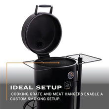 Char-Broil Oklahoma Joes Bronco Barrel Drum Smoker with Porcelain Coated Steel, Air Intake Channel, and 630 Square Inches Cooking Surface, Black