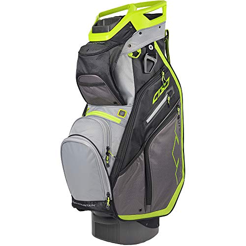 Sun Mountain 2021 C-130 Golf Cart Bag Black/Gunmetal/Gray/Rush