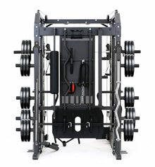MiM USA Hercules Pro Commercial Smith Machine Functional Trainer Power Rack Black