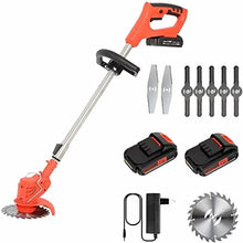 24V Battery Cordless Weed Electric Lawn Mower Push-Type Electric Gardening Tool Lawn Mower