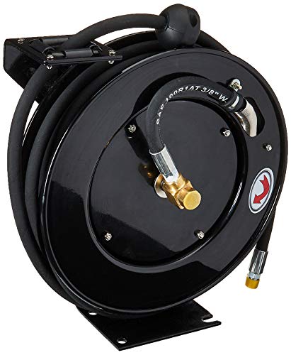 T&S Brass 5HR-232-GH 3/8-Inch X 35-Feet with Garden Hose Adapter Equip Open Hose Reel