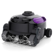 Cordless Robotic Pool Cleaner, Wall Climbing, Extended Battery Life, 0.28 Cu Ft Large Capacity, Advanced Dual-Motor, X3 Auto Pool Vacuum for Inground & Above Ground Pools Up to 1615 Sq.Ft, Purple