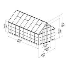 Palram Canopia Balance Greenhouse Kit 8'x16' Green