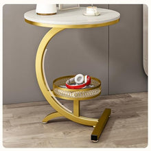 NRFJFOP Rock Board Edge A Few Hotel Tea Table Home Living Room Balcony Small Round Cream Wind