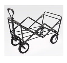 ZGLINMZ Trolley Cart Folding Garden Trolley Cart with 4 Wheels Heavy Duty Wagon Shopping Cart for Outdoor Camping Fishing Pull Truck Camping Cart Garden Wagon