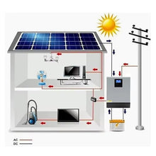 NNHUNYI Hybrid Solar Inverter 24V 110V Pure Sine Wave Inverter 2400W 3KVA Solar Panel Generator Portable Wechselrichter
