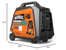 GENMAX Portable Generator, 3500W Super Quiet Gas or Propane Powered Engine with Parallel Capability, Manual start，Ideal for Camping Travel Outdoor.EPA Compliant