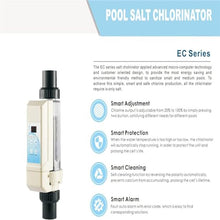 GLBMXDD Pool Saltwater Salt Chlorine Generators Electrolysis Salt Chlorinator Device, 8/16/12/20g/h 100-240V Smart Salt Chlorinator System for Inground Pools- Built,10000gallons