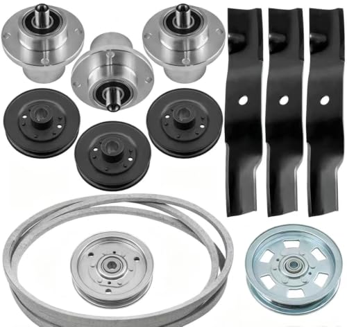 Universal 42" Mower Spindle & Blade Kit - 12-Piece for Bad Boy