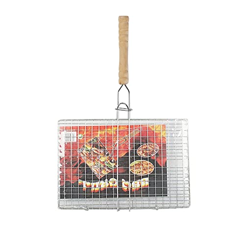 BBQ Non-Stick Grilling Basket Grill Mesh Mat Meat Vegetable Steak Picnic Party Barbecue Tool Heat Resistant